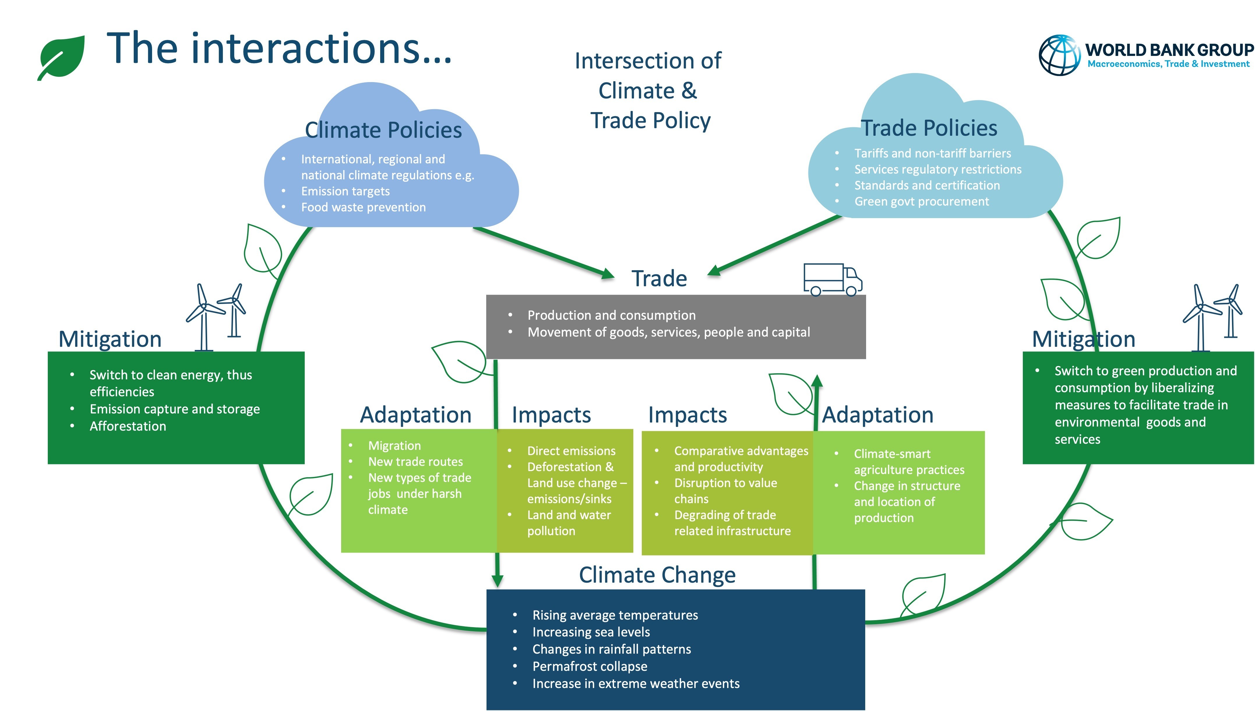 贸易可以在多个层面上影响我们应对气候变化的斗争